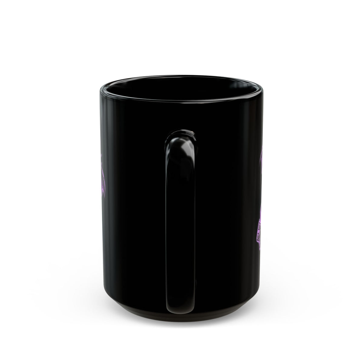 "Skeleton Key" Black Ceramic Mug — Graphic
