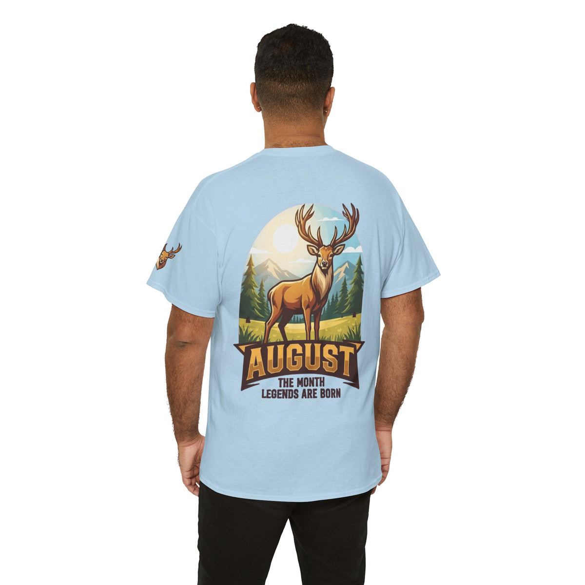 Color: Light Blue | August Legend Premium Graphic Tee