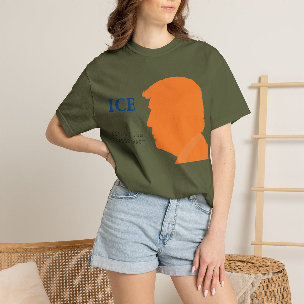 "Deport the Orange Race" Unisex Garment-Dyed T-shirt