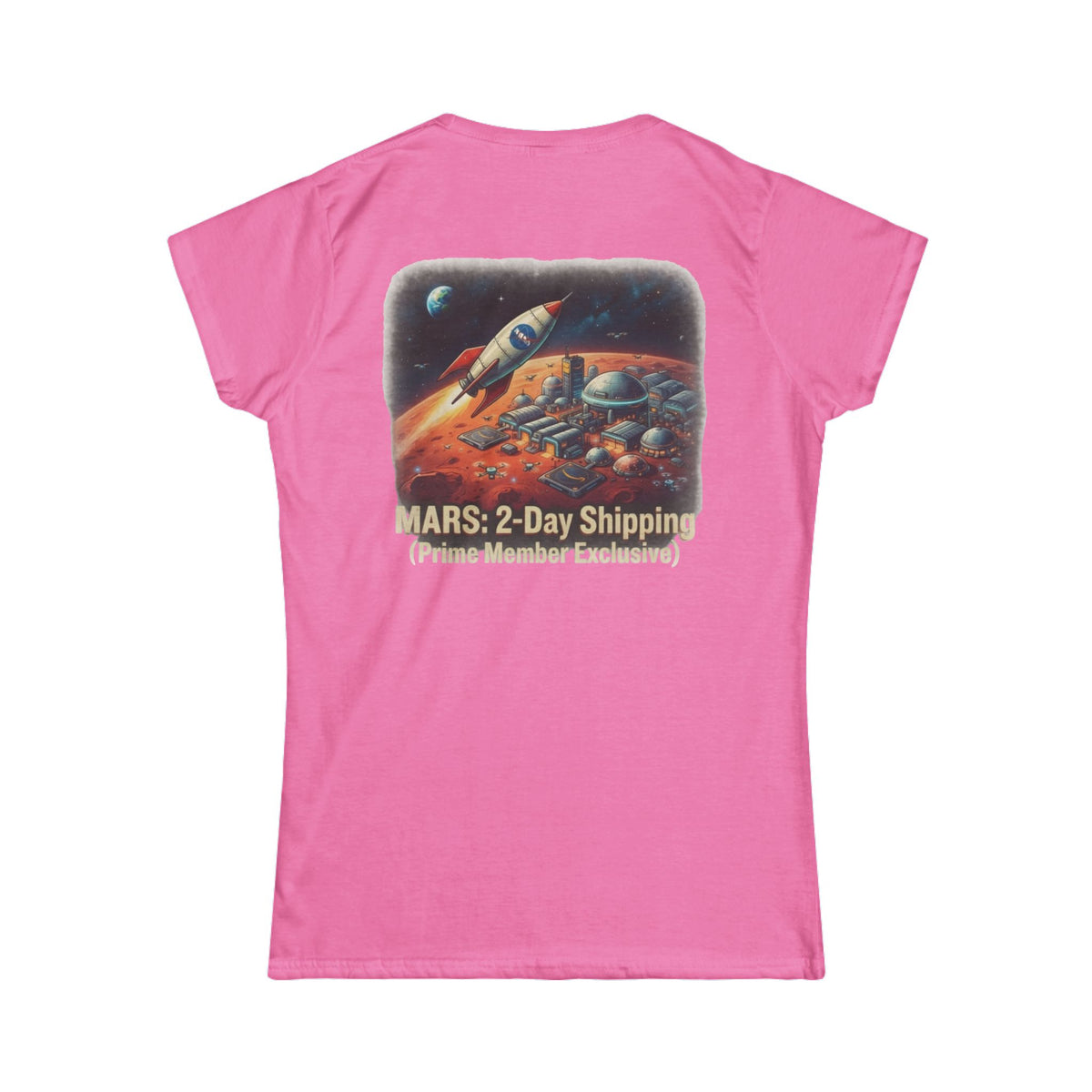 Color: Azalea | Mars 2 Day Shipping Women's Tee