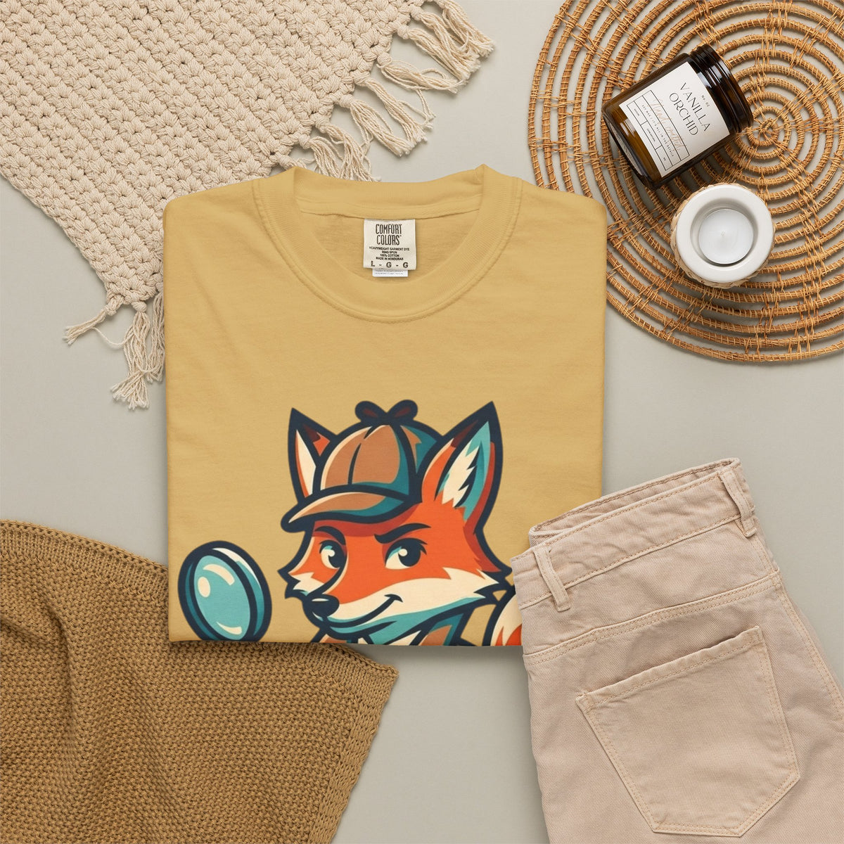 Fox Credible Unisex Garment-Dyed Tee
