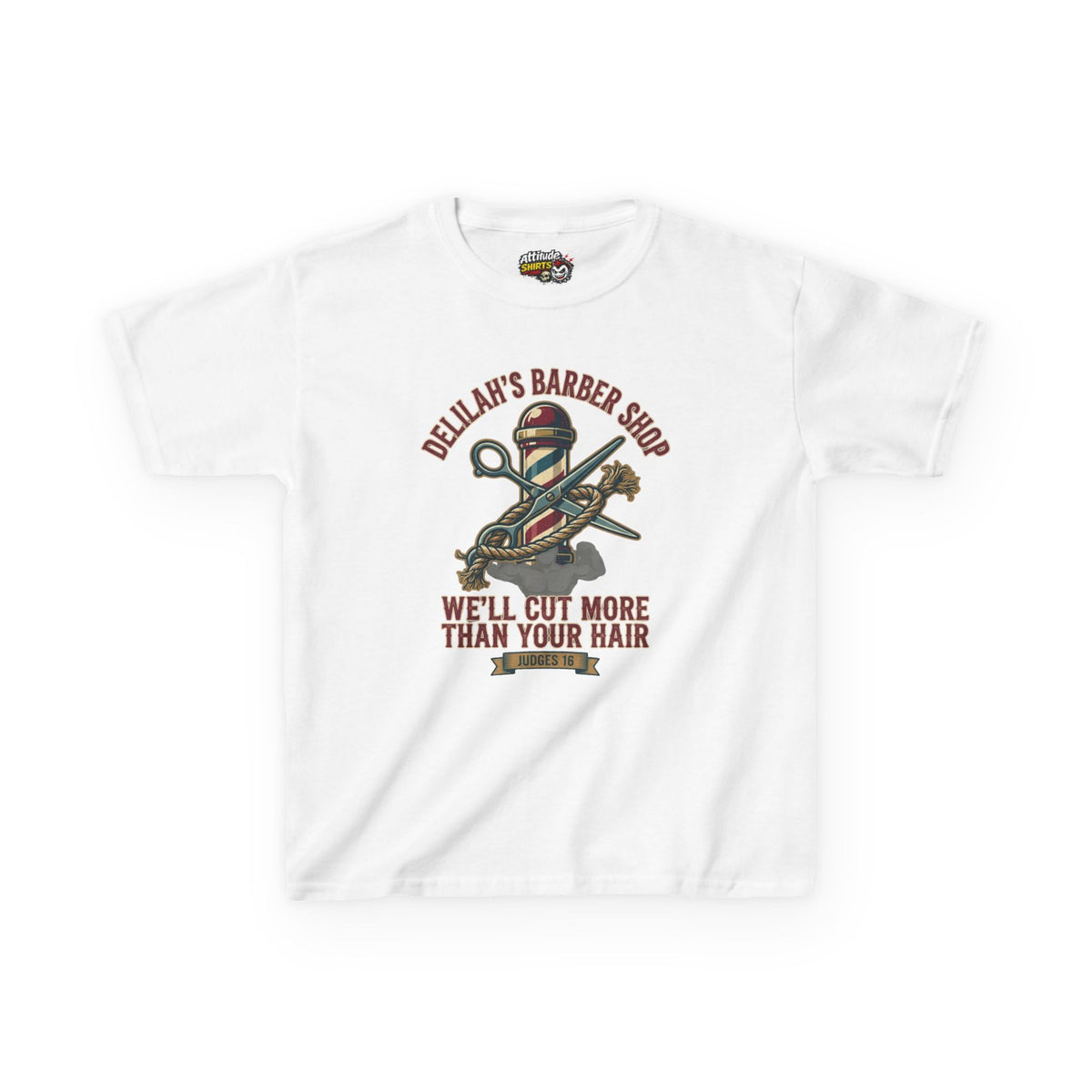 "Good Book Series Delilah's Barber Shop" Kids Tee