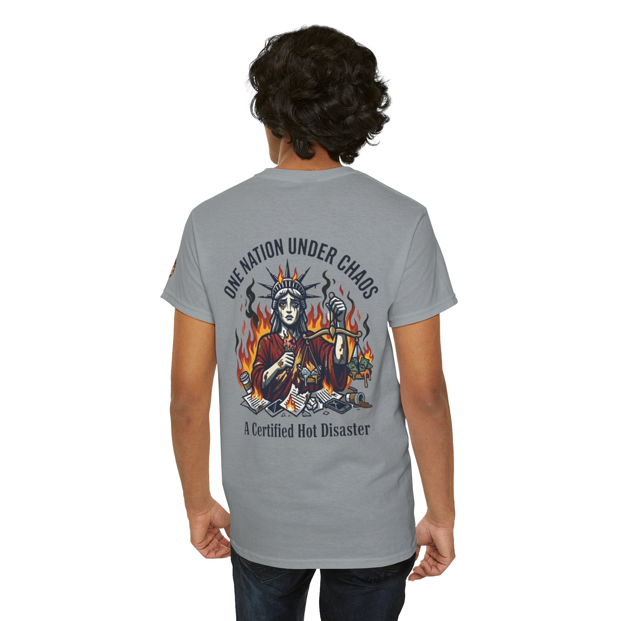"One Nation Under Chaos" Premium Graphic Tee