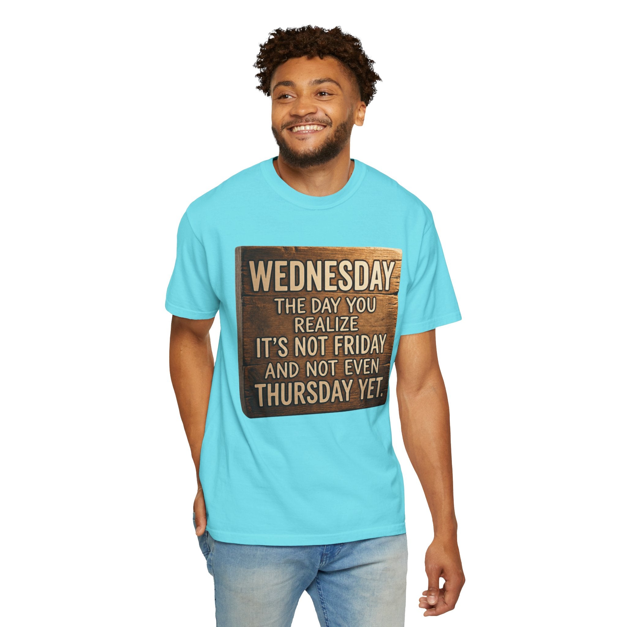 "Wednesday Not Friday" Unisex Garment-Dyed Tee