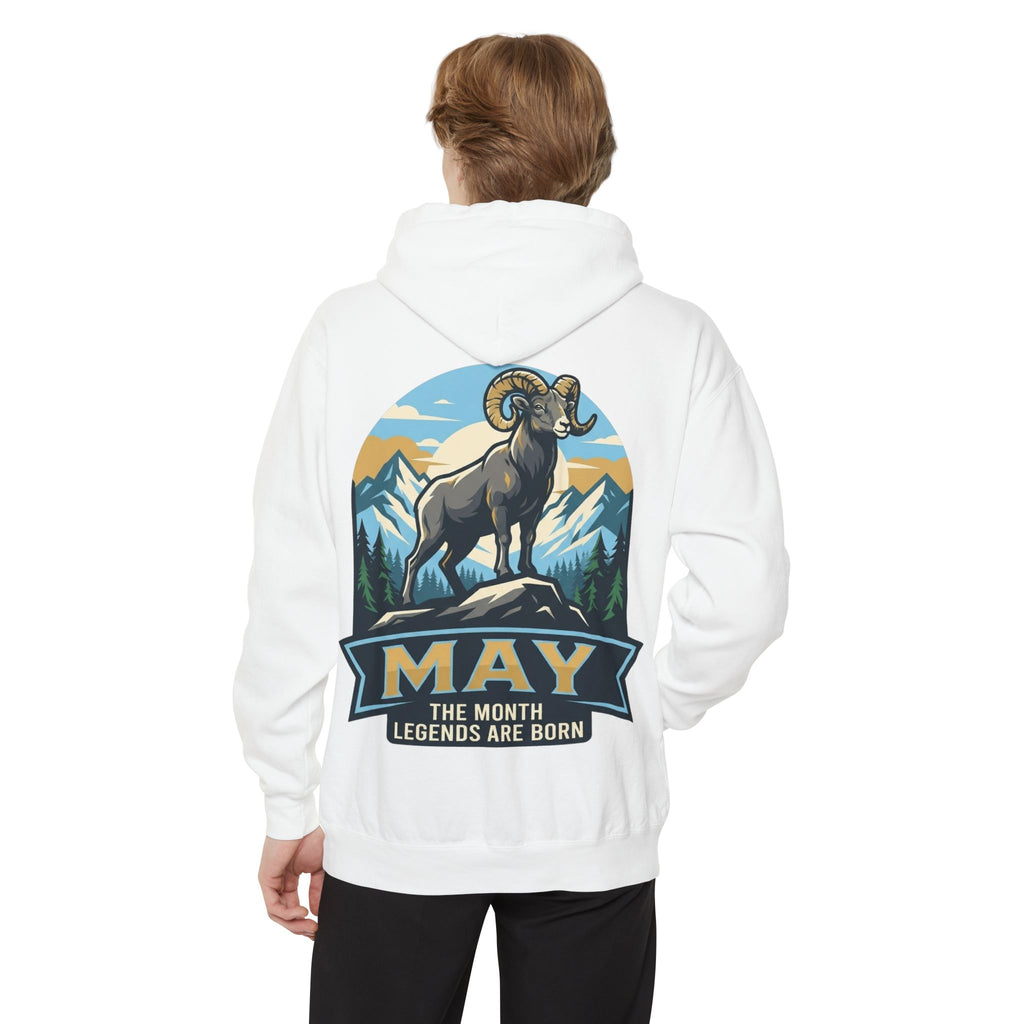 "May Legend" Garment-Dyed Hoodie
