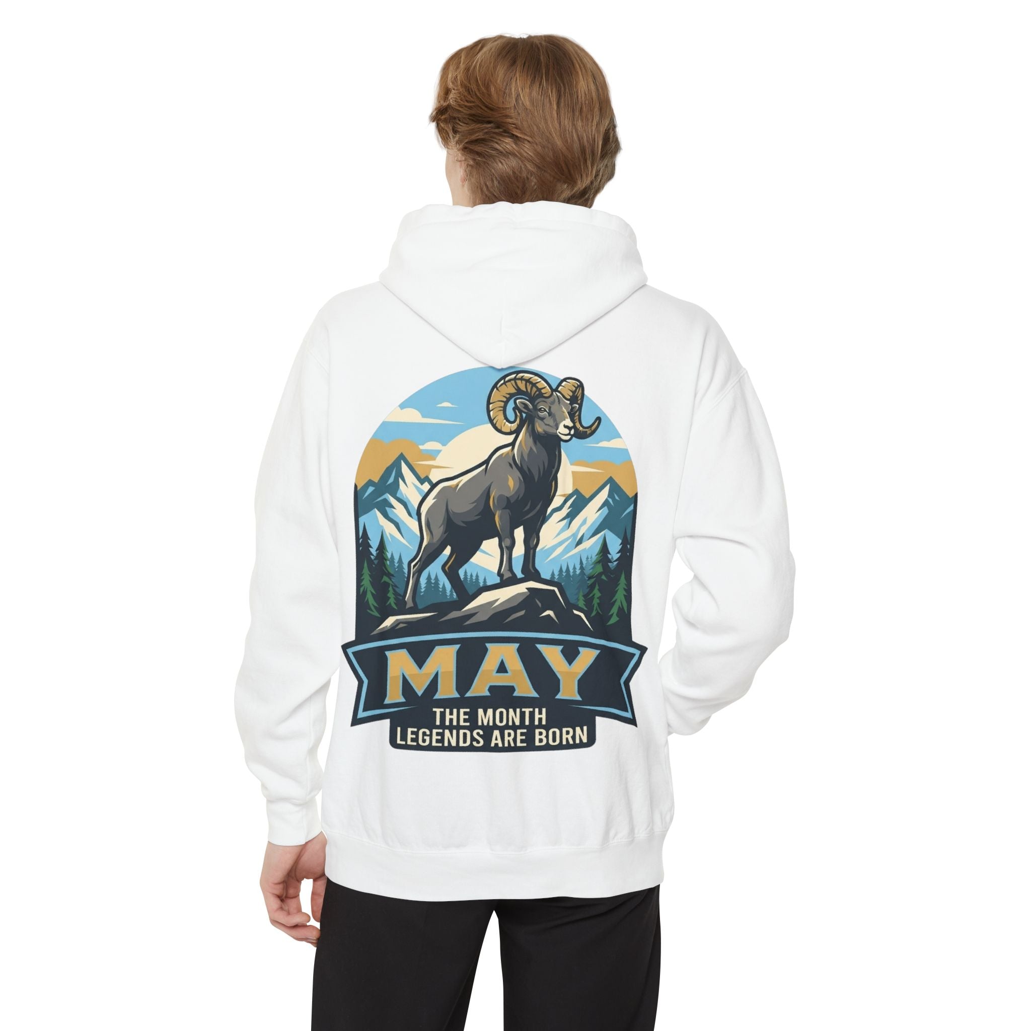 "May Legend" Garment-Dyed Hoodie