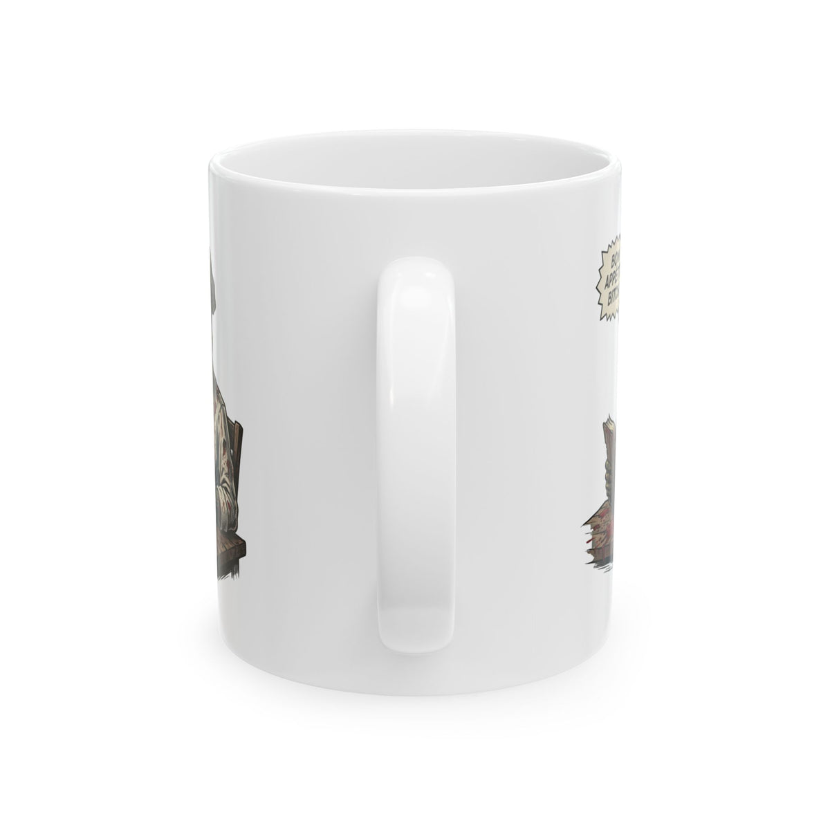 "Bon Appetit Bitch" White Ceramic Mug