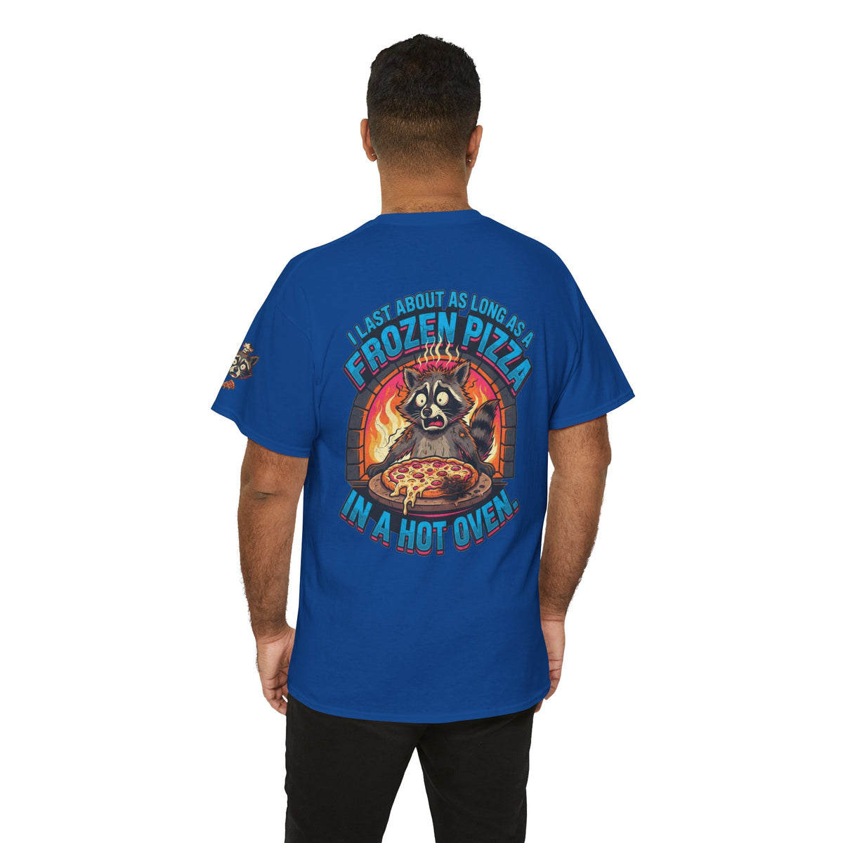 Color: Royal | Frozen Pizza in a Hot Oven Premium Graphic Tee