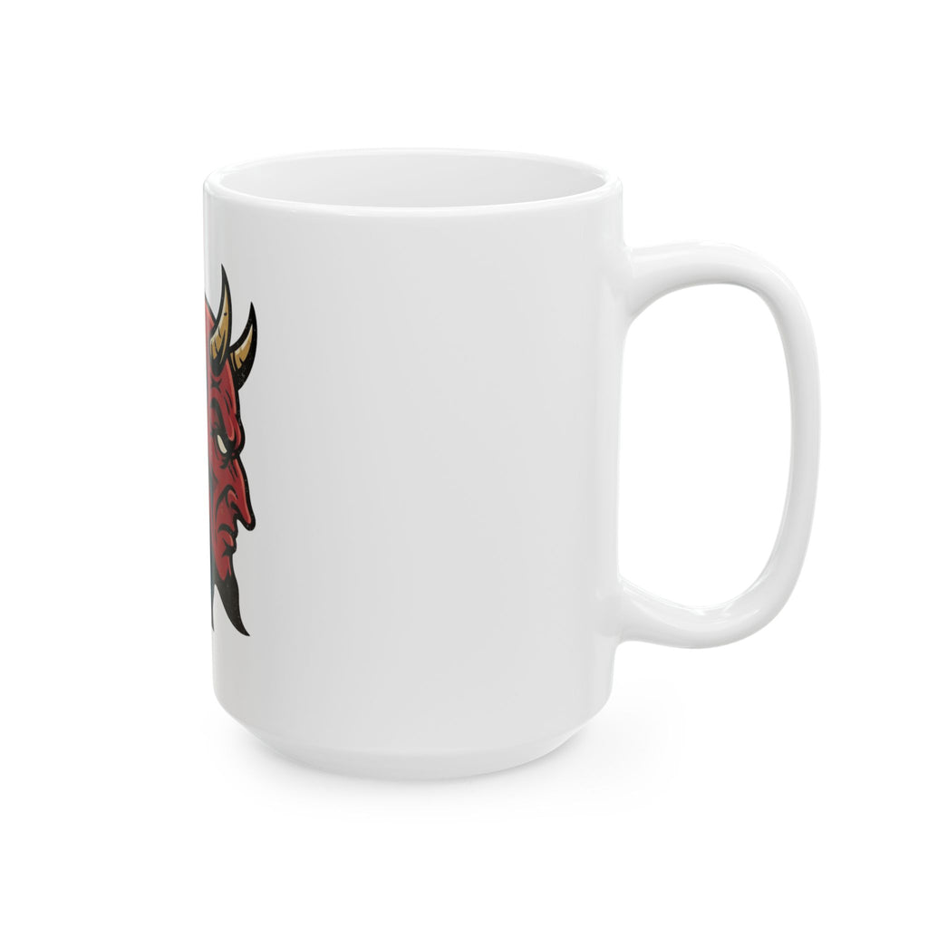 "Paradox" White Ceramic Mug — Graphic