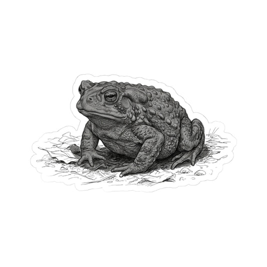 "Pencil Sketch Art Toad" Sticker — Main