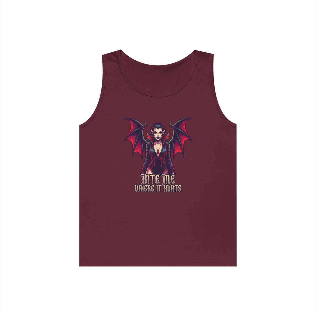 Color: Maroon | Bite Me Where It Hurts Tank Top