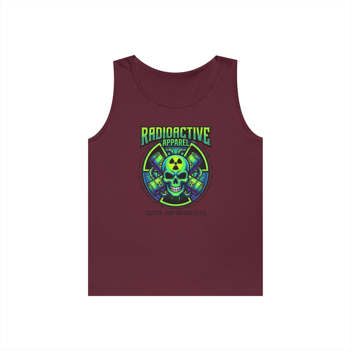 Color: Maroon | Radioactive Apparel Tank Top