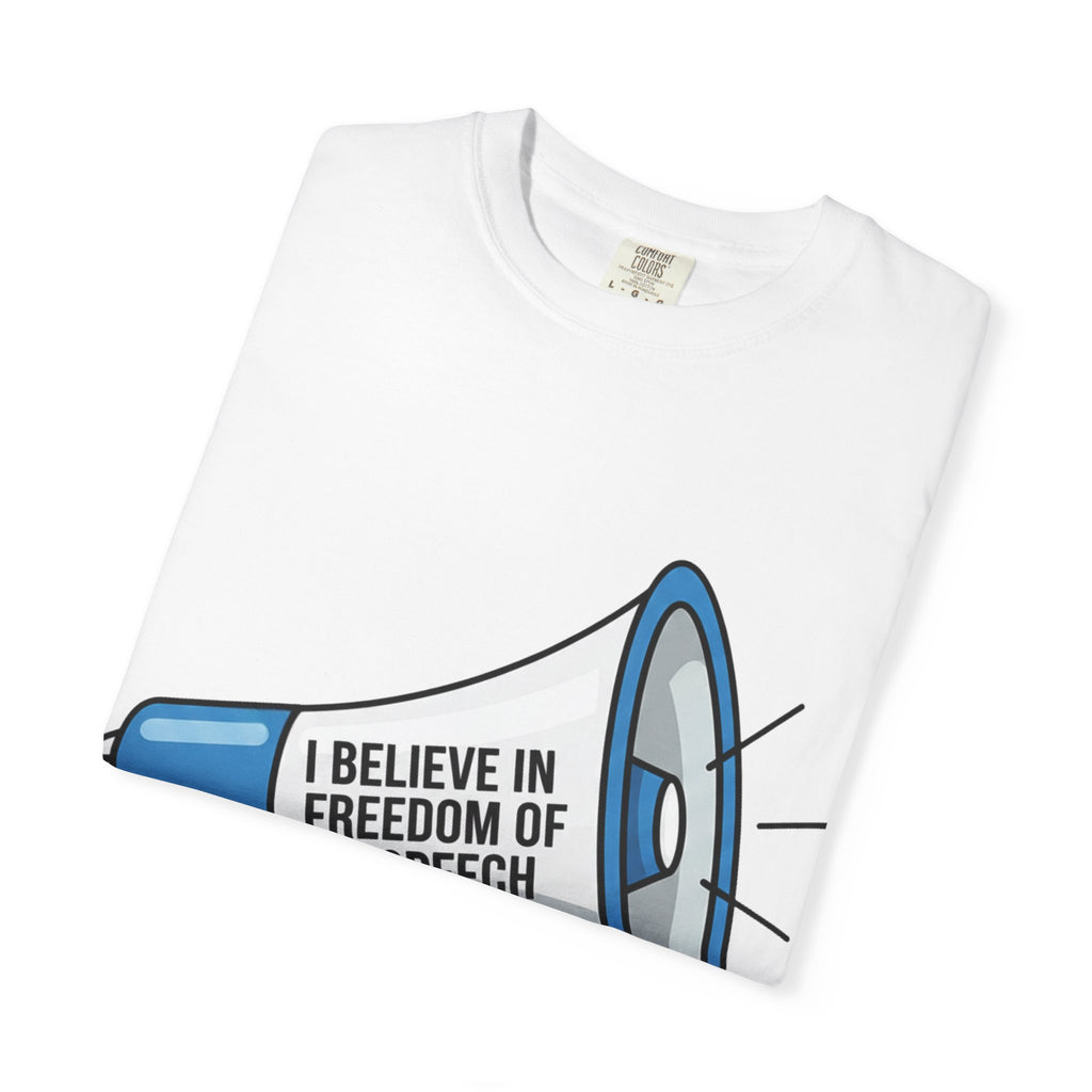 "Freedom of Speech" Unisex Garment-Dyed T-shirt