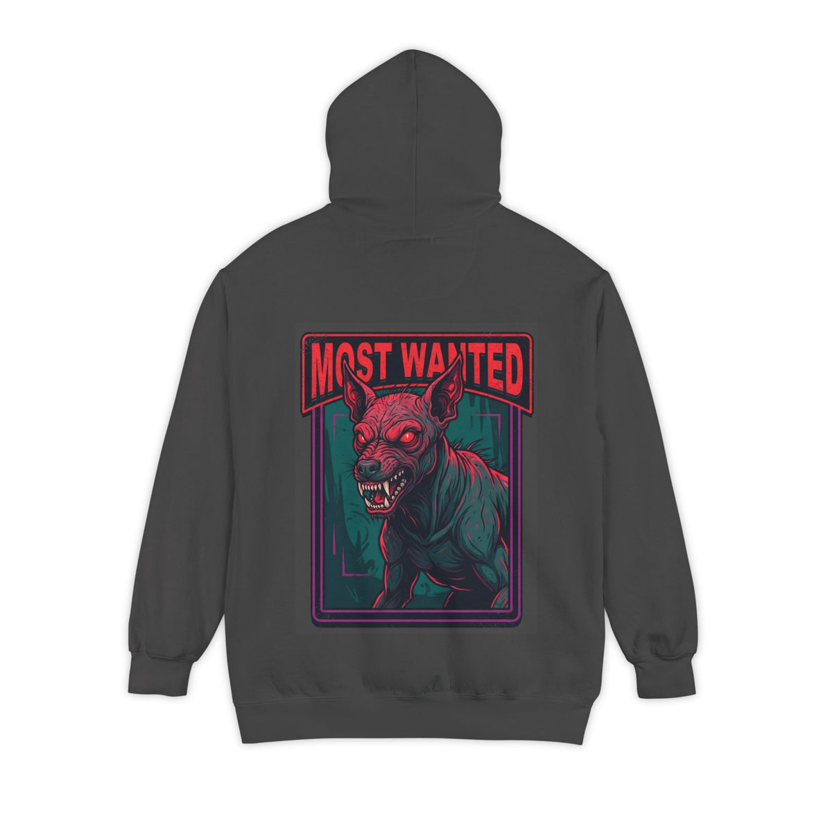 Color: Pepper | Chupacabra (Puerto Rico-Latin America) Garment-Dyed Hoodie
