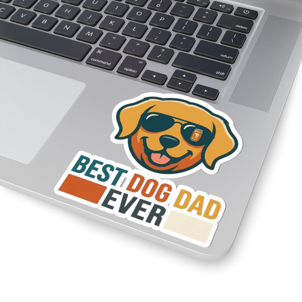 "Best Dog Dad" Sticker