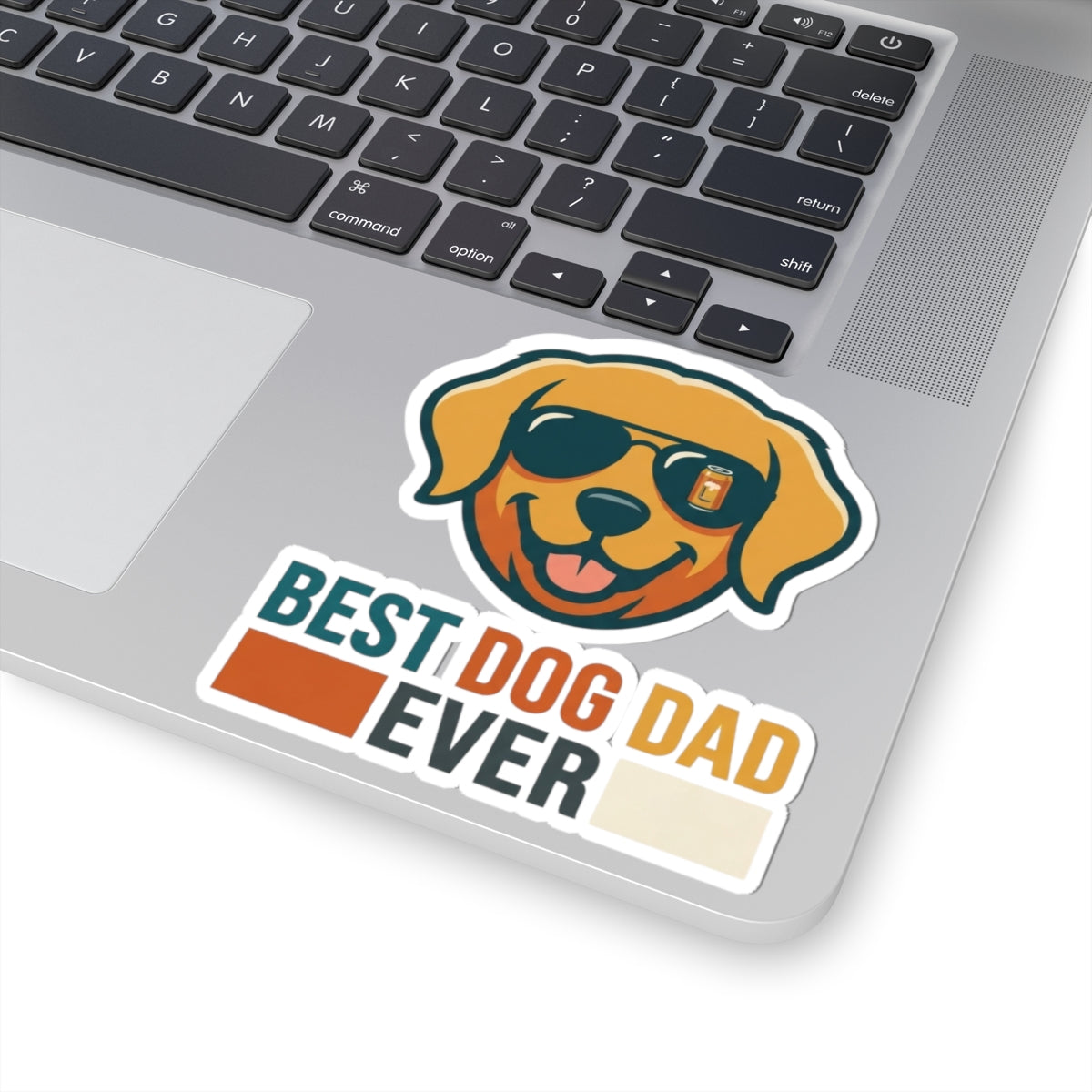 "Best Dog Dad" Sticker