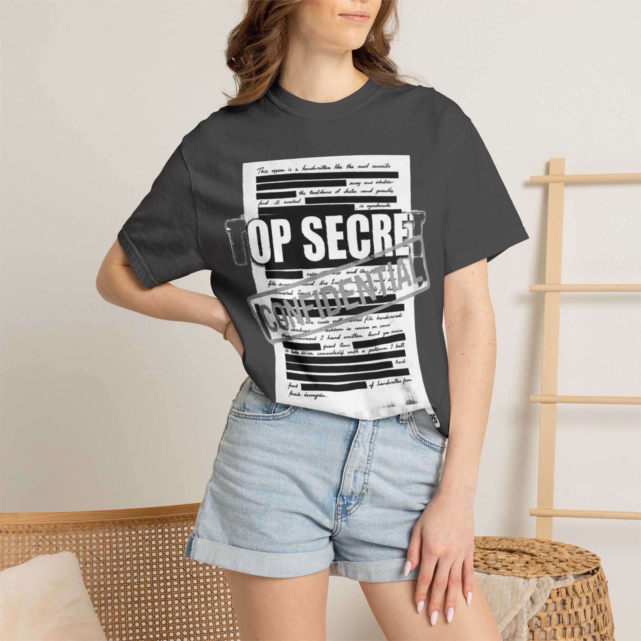 Classified Information Enthusiast | Garment-Dyed Tee — AttitudeShirts