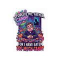 "Forgive Me Father Too Much Candy" Sticker — Main