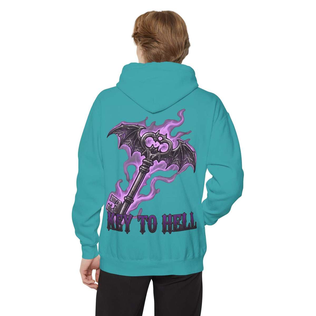 Color: Seafoam | Skeleton Key Garment-Dyed Hoodie
