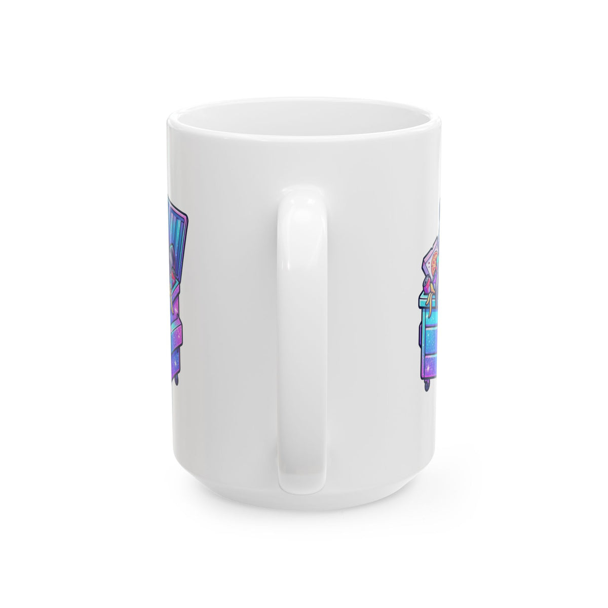 "Top Tier Trash" White Ceramic Mug — Graphic
