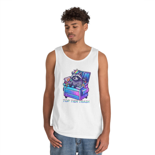 Color: White | Top Tier Trash Tank Top