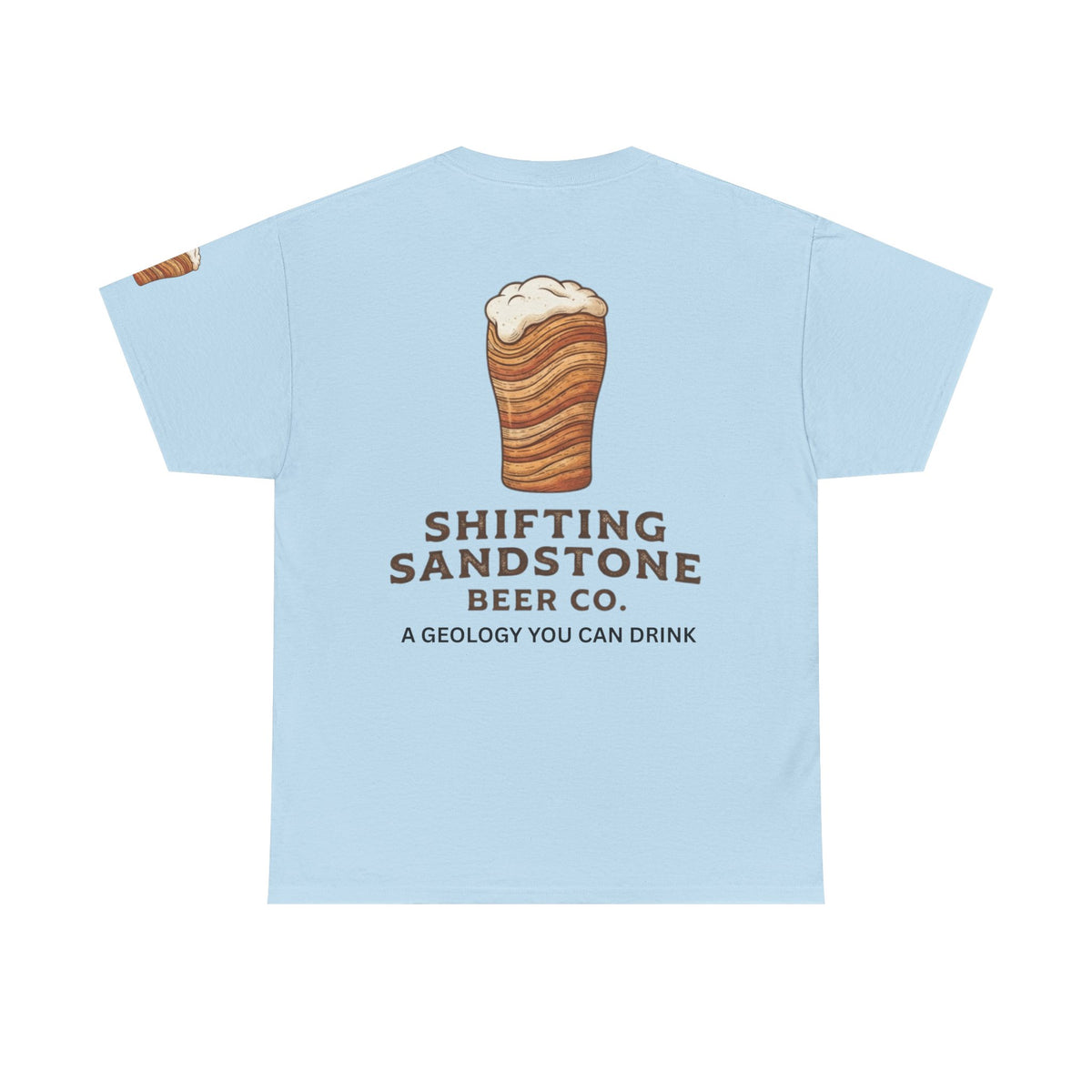 Color: Light Blue | Shifting Sandstone Beer Co. Premium Graphic Tee
