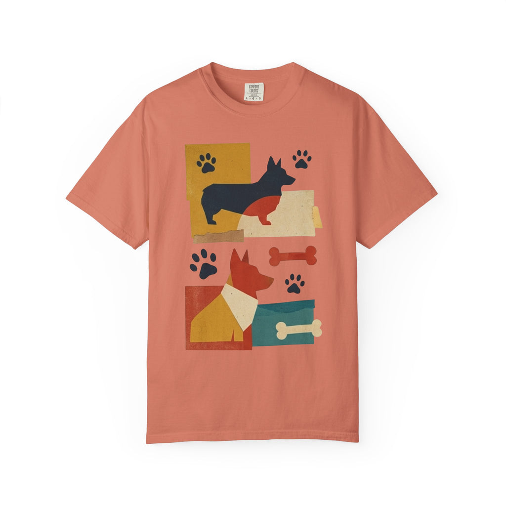 "Dogs and Bones" Unisex Garment-Dyed Tee