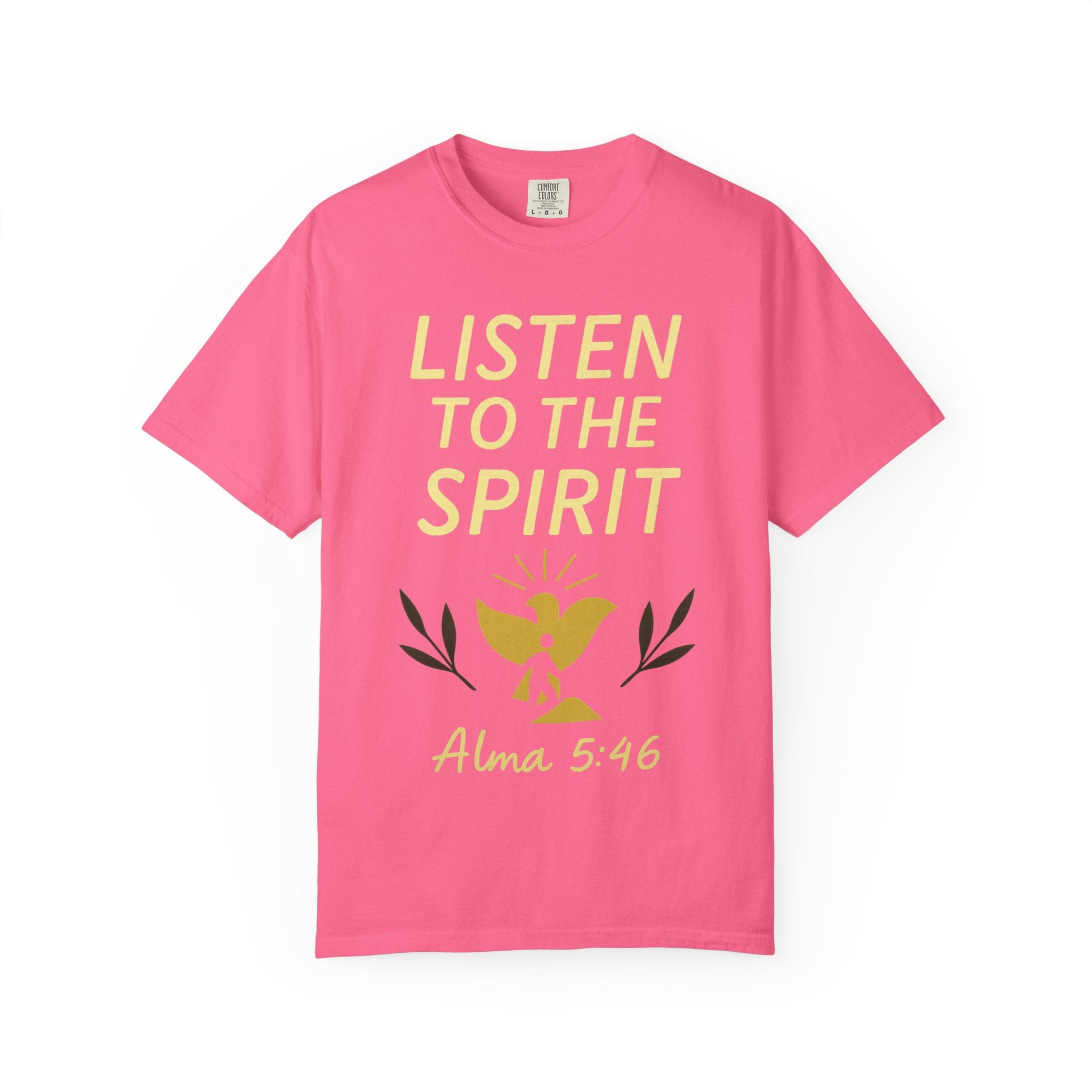 "Listen to the Spirit" Unisex Garment-Dyed T-shirt