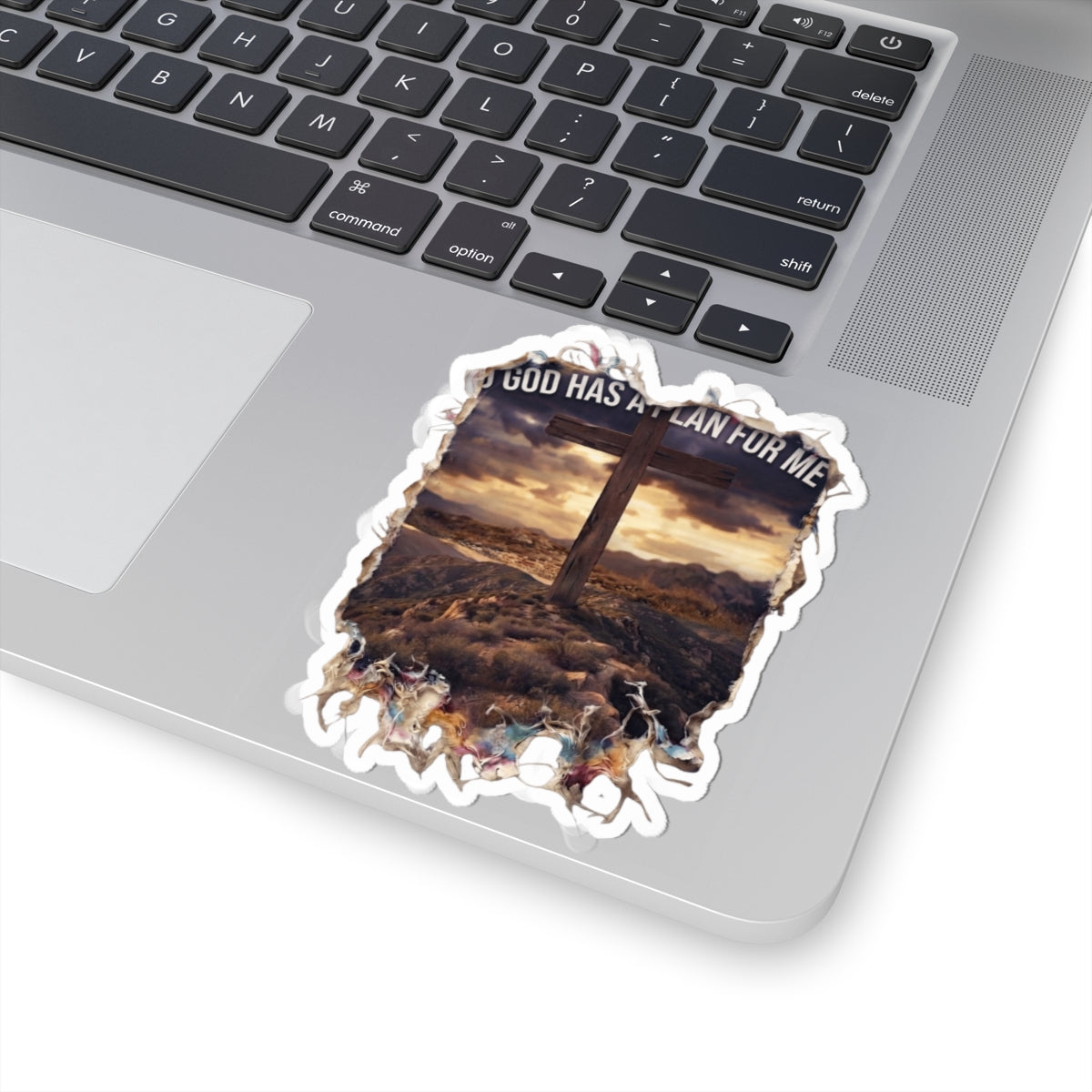 "God Has A Plan For Me" Sticker — Main