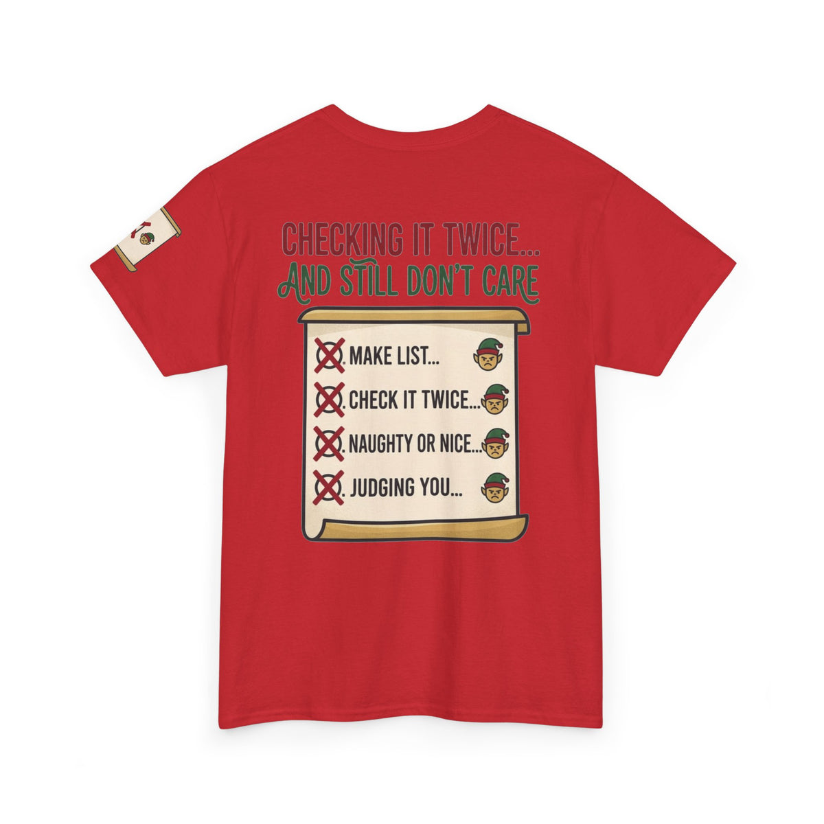 "Checking It Twice" Premium Graphic Tee