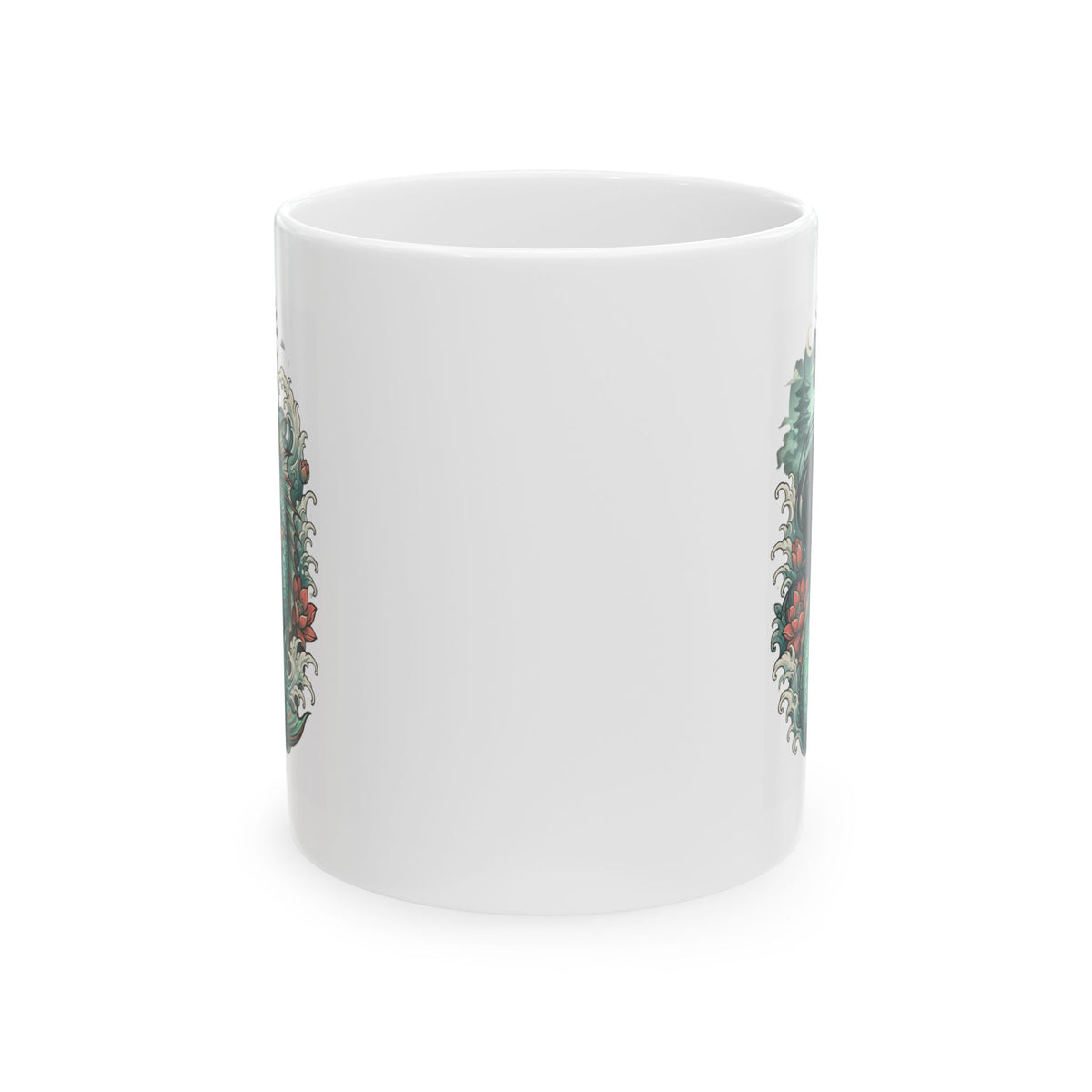 "Ningyo (Japanese Folklore)" White Ceramic Mug