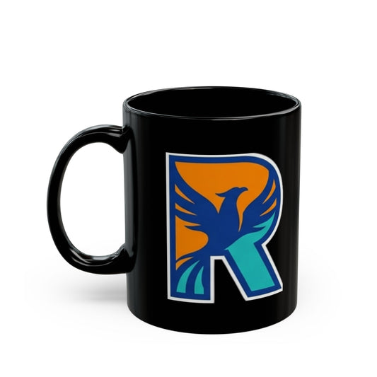"Born to Rise" Black Ceramic Mug — Graphic