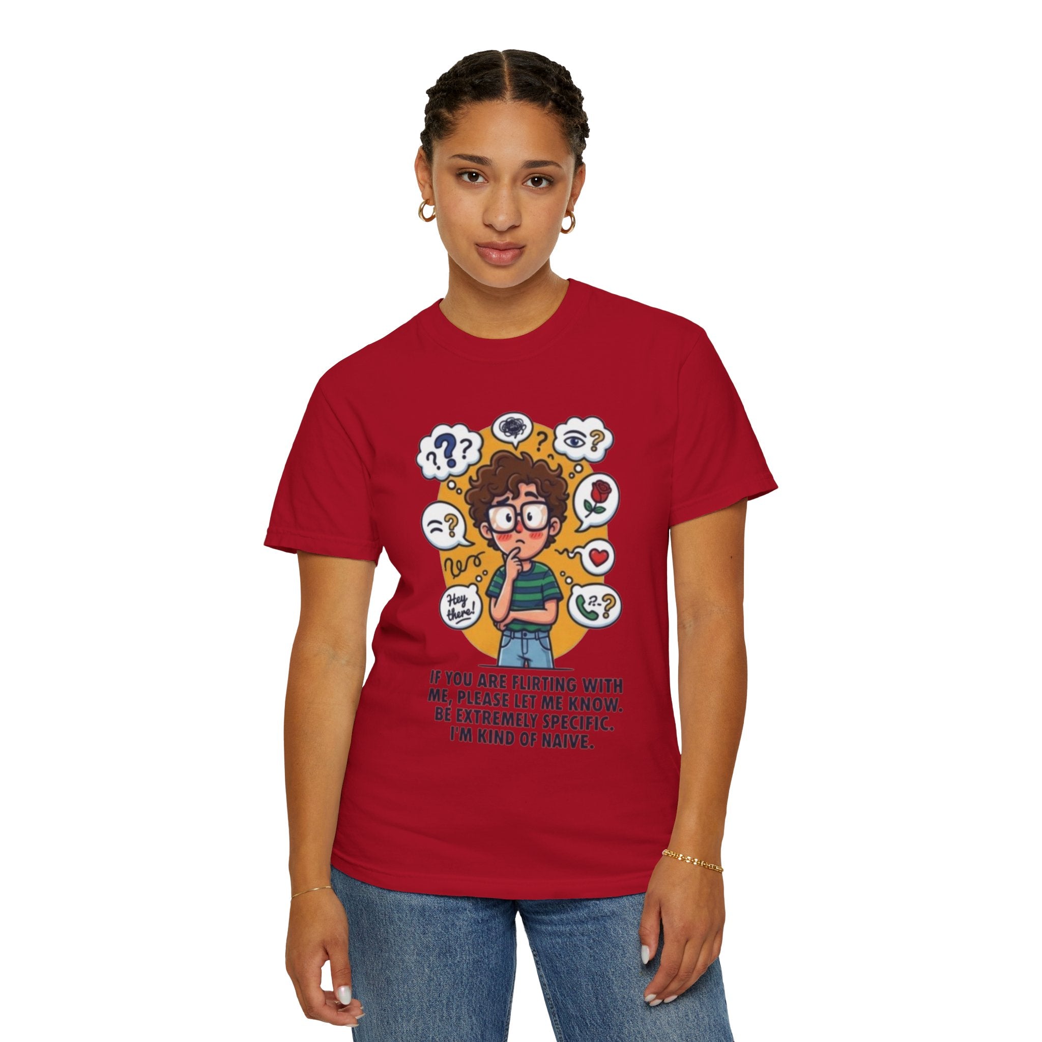 "Flirting" Unisex Garment-Dyed Tee