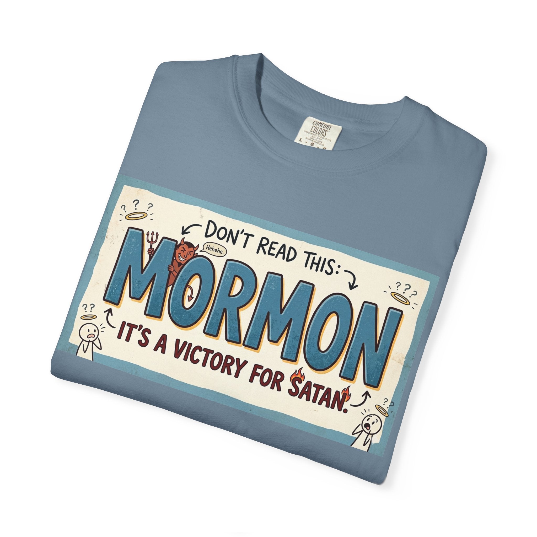 Devil's Dictionary: Mormon Edition | Garment-Dyed Tee — AttitudeShirts