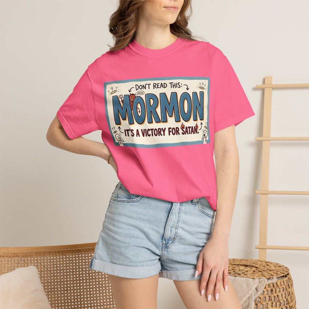 "Victory for Satan T-Shirt" Unisex Garment-Dyed T-shirt
