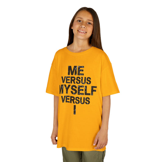 "Me vs Myself vs I" Kids Tee