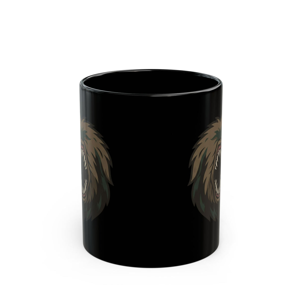 "Mapinguari (Amazon Rainforest)" Black Ceramic Mug — Graphic