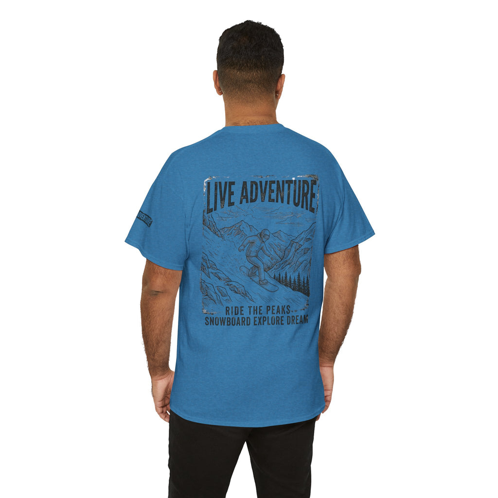 "Live Adventure - Snowboard" Premium Graphic Tee