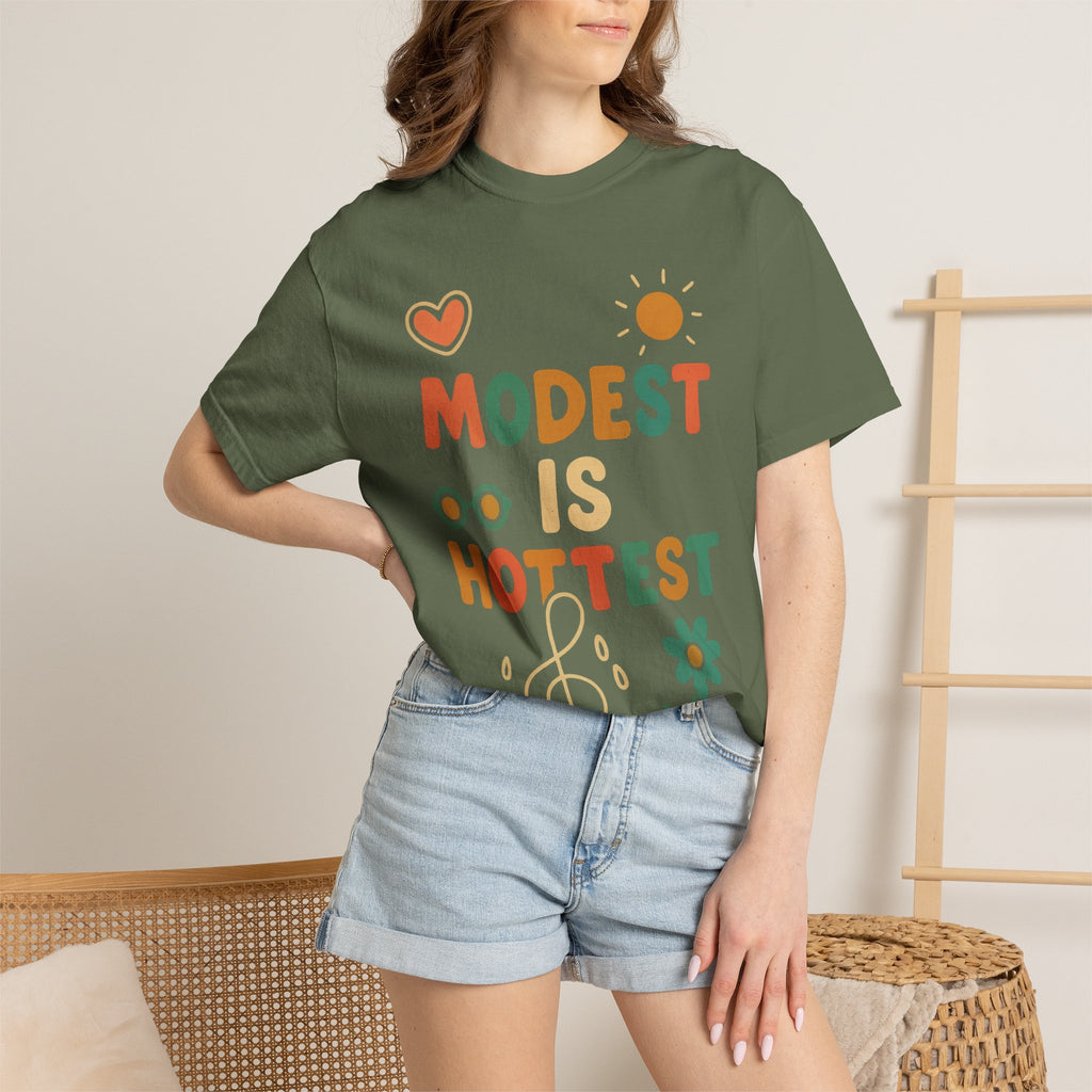 "Modest is Hottest" Unisex Garment-Dyed T-shirt