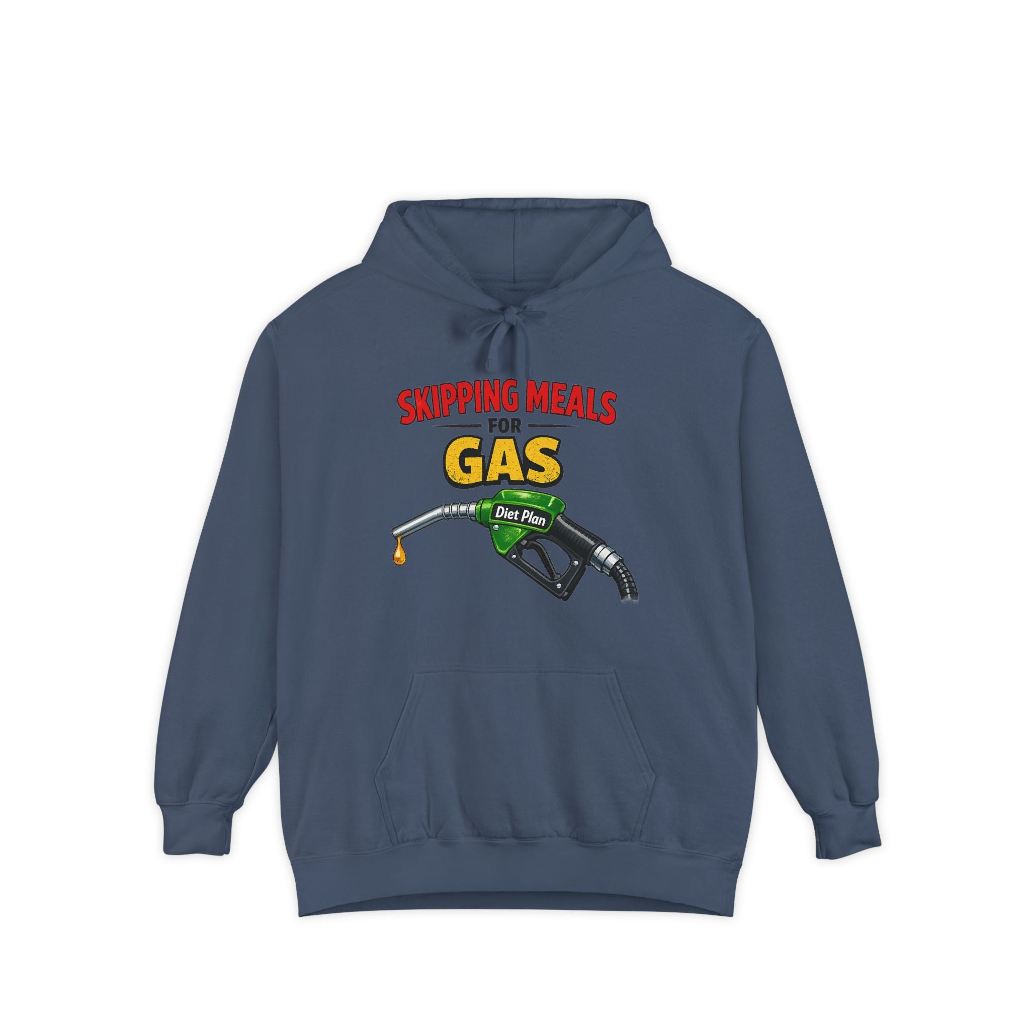 My Gas Diet Plan | Garment-Dyed Hoodie — AttitudeShirts
