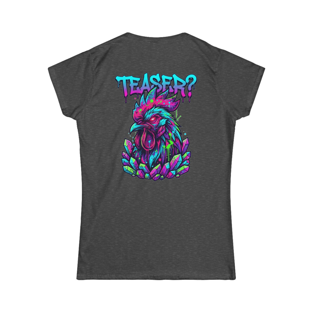 Color: Dark Heather | Cock Teaser Women's Tee