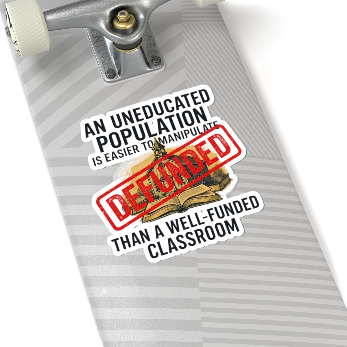 "Protest Series - Fund Public Schools" Sticker — Main