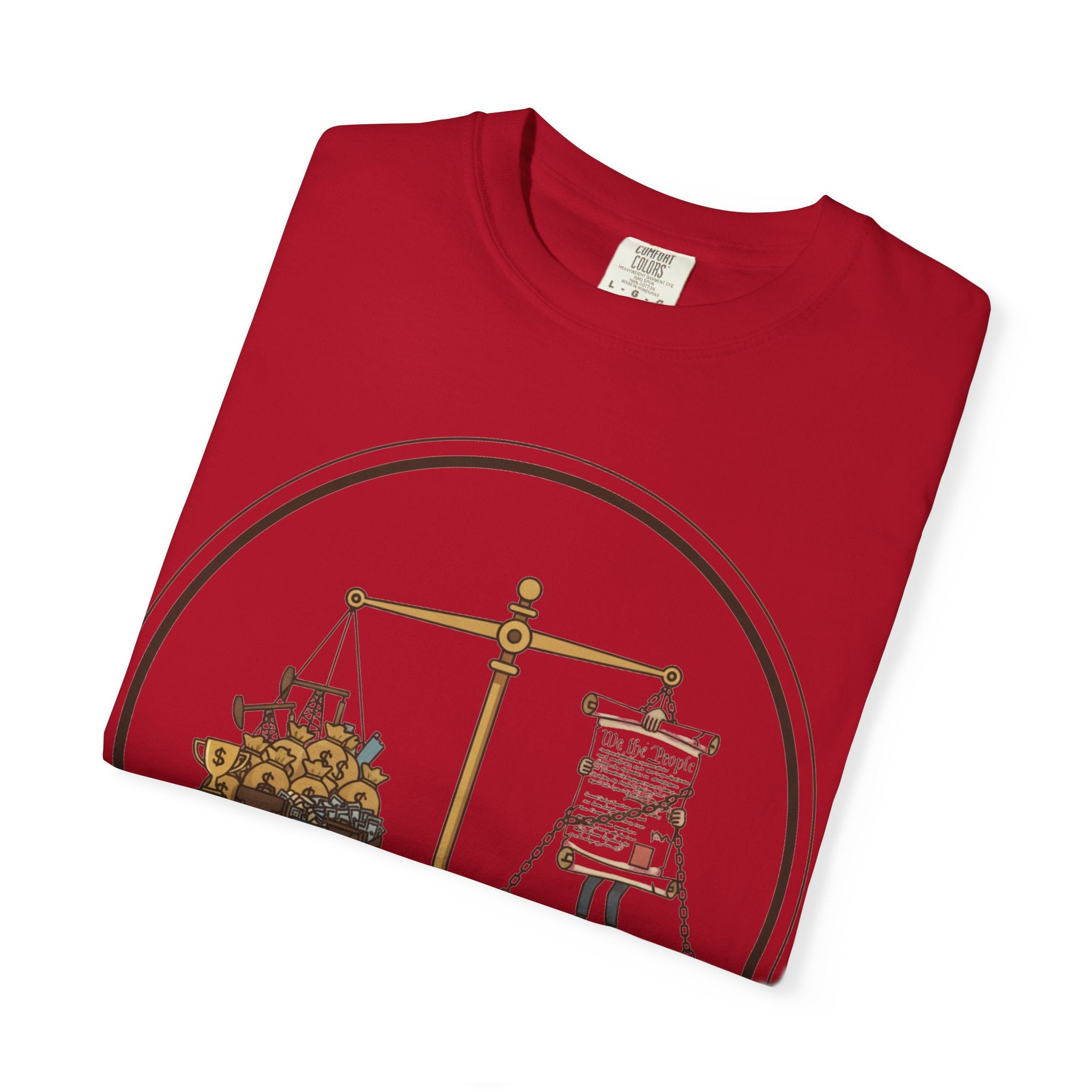 "The Economic Balance" Unisex Garment-Dyed T-shirt