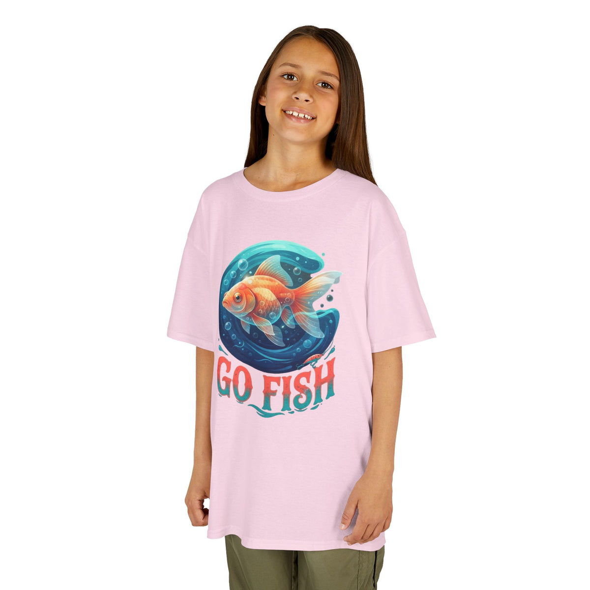 Color: Light Pink | Go Fish Kids Tee