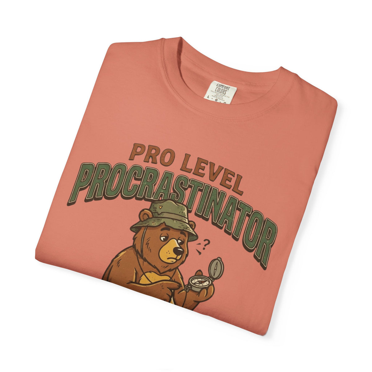 "Pro Level Procrastinator" Unisex Garment-Dyed Tee
