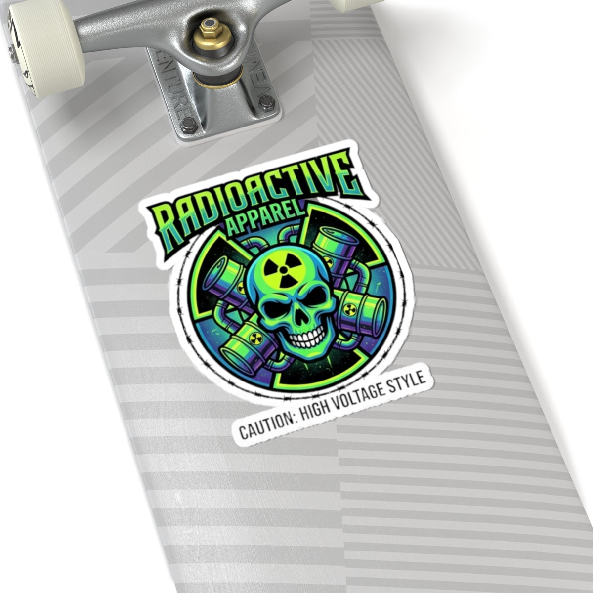 "Radioactive Apparel" Sticker — Main