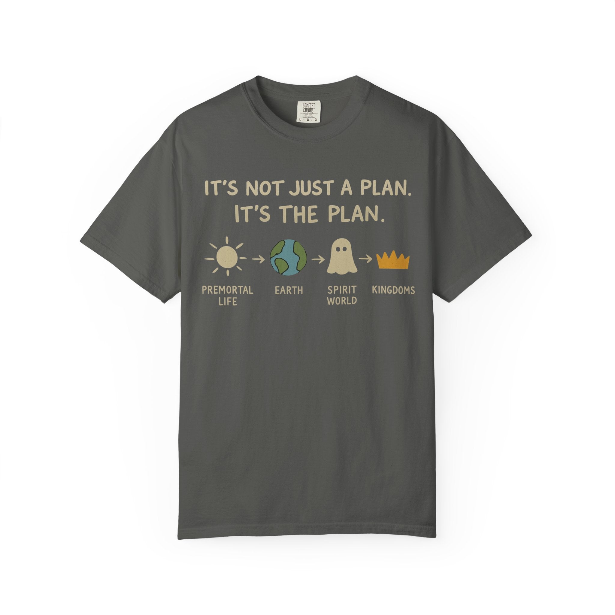"It's The Plan" Unisex Garment-Dyed T-shirt