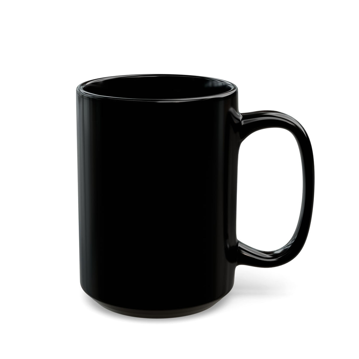 "Types of Shit" Black Ceramic Mug — Graphic