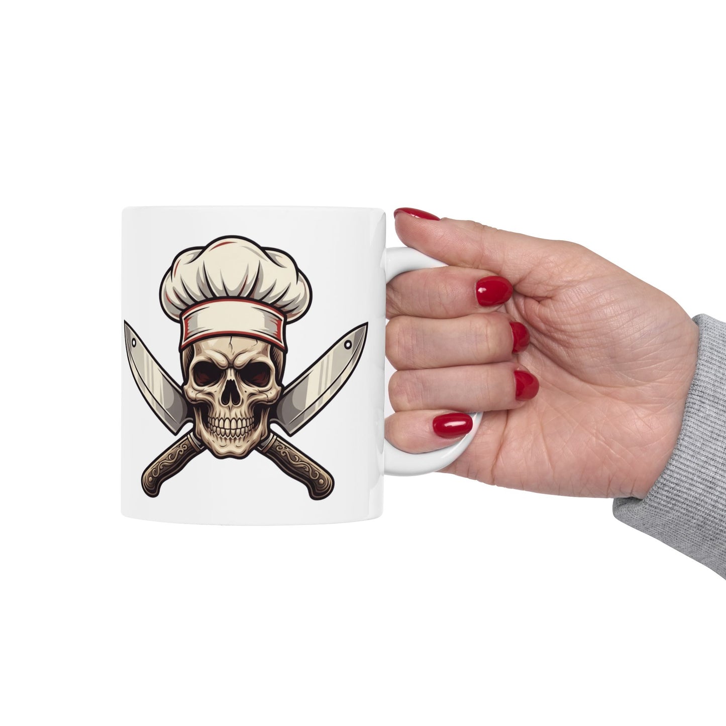 "Hell's Kitchen Literally" White Ceramic Mug — Graphic