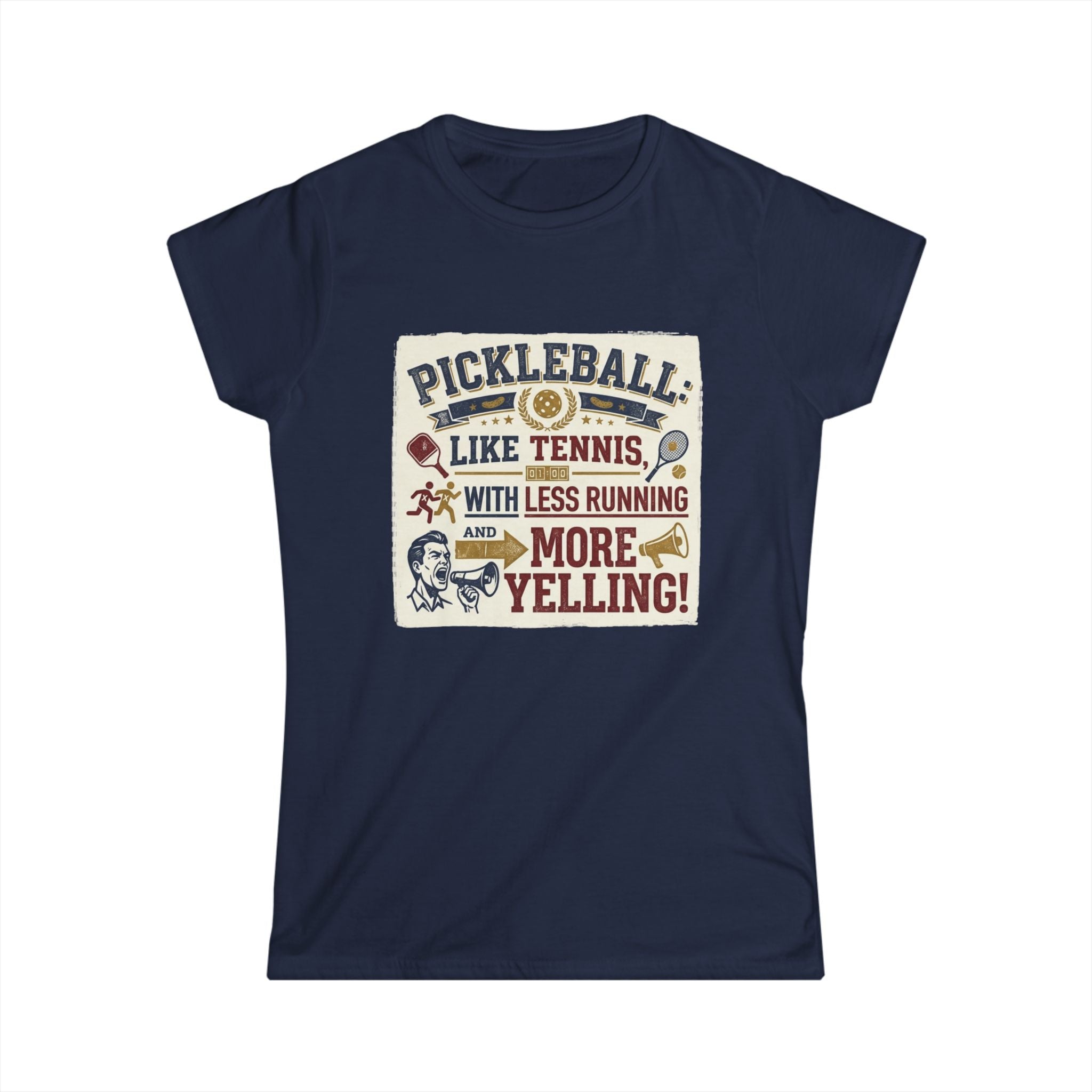 Pickleball: Tennis for People Who Gave Up | Women's Tee — AttitudeShirts